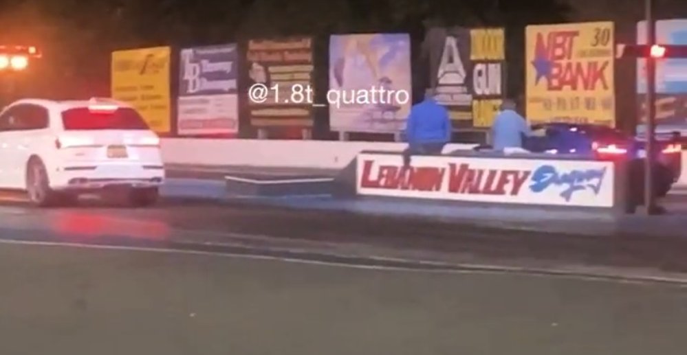 C8 Corvette Drag Strip Crash