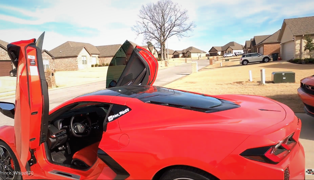 C8 Corvette gullwing