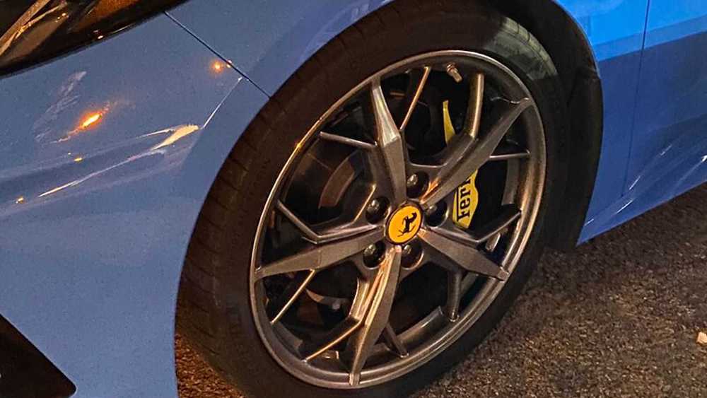 C8 Corvette Stingray With Ferrari Badges