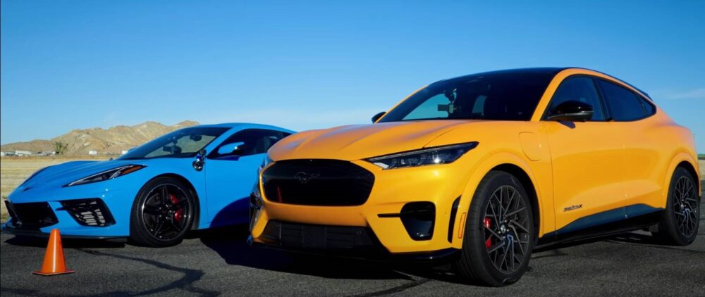 C8 Corvette Versus 2021 Ford Mustang Mach-E GT