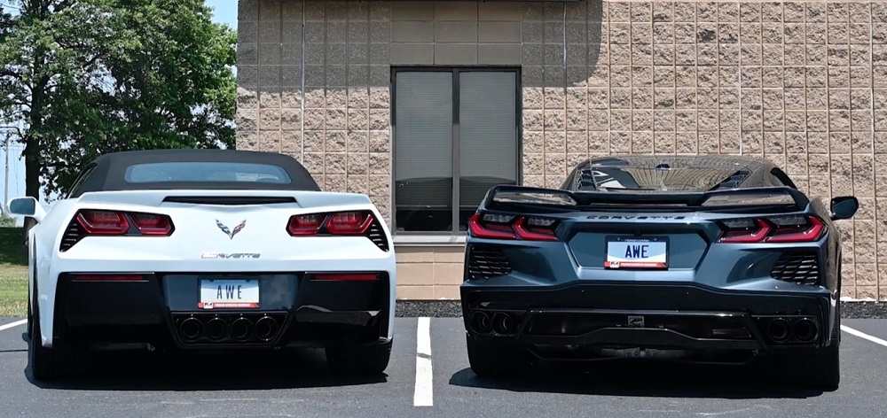 C8 Corvette vs C7 Corvette Exhaust Sound