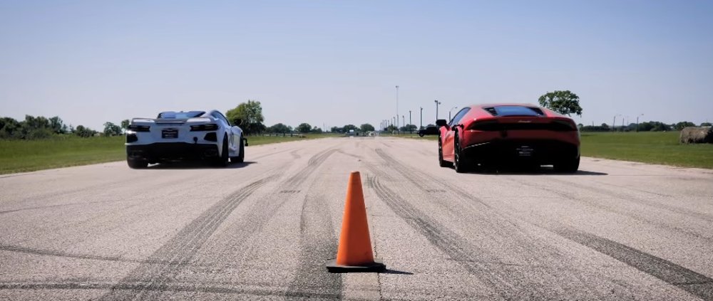 C8 Corvette versus Lamborghini Huracan