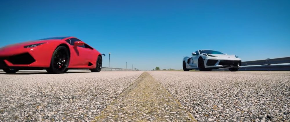 C8 Corvette versus Lamborghini Huracan