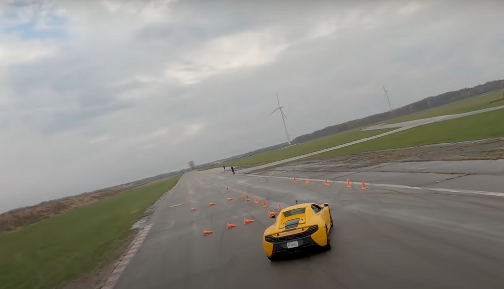 C8 Corvette vs McLaren 650S Track Battle