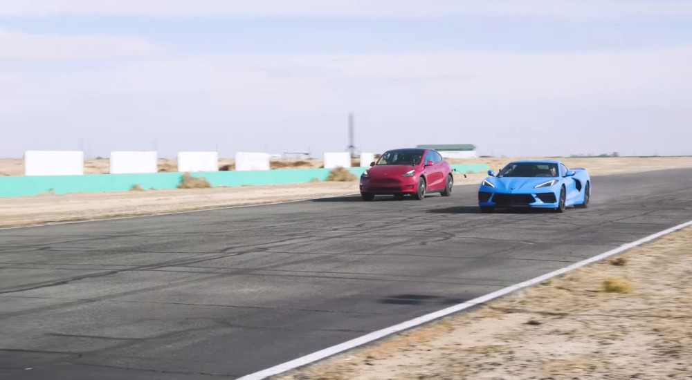 C8 Corvette vs Tesla Model Y