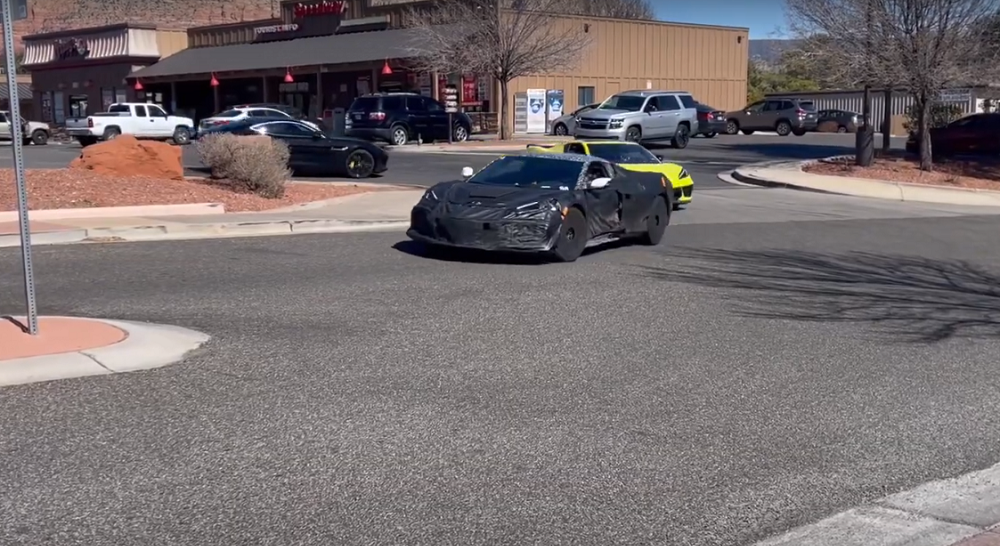 C8 Corvette Z06 spy shot