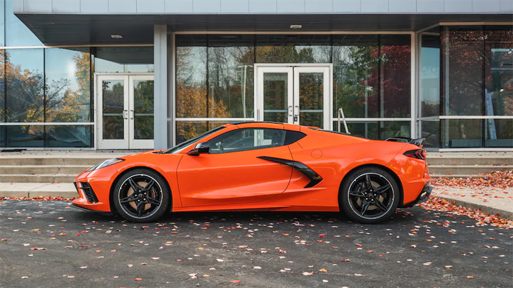 2020 Chevrolet Mid Engine C8 Side Profile