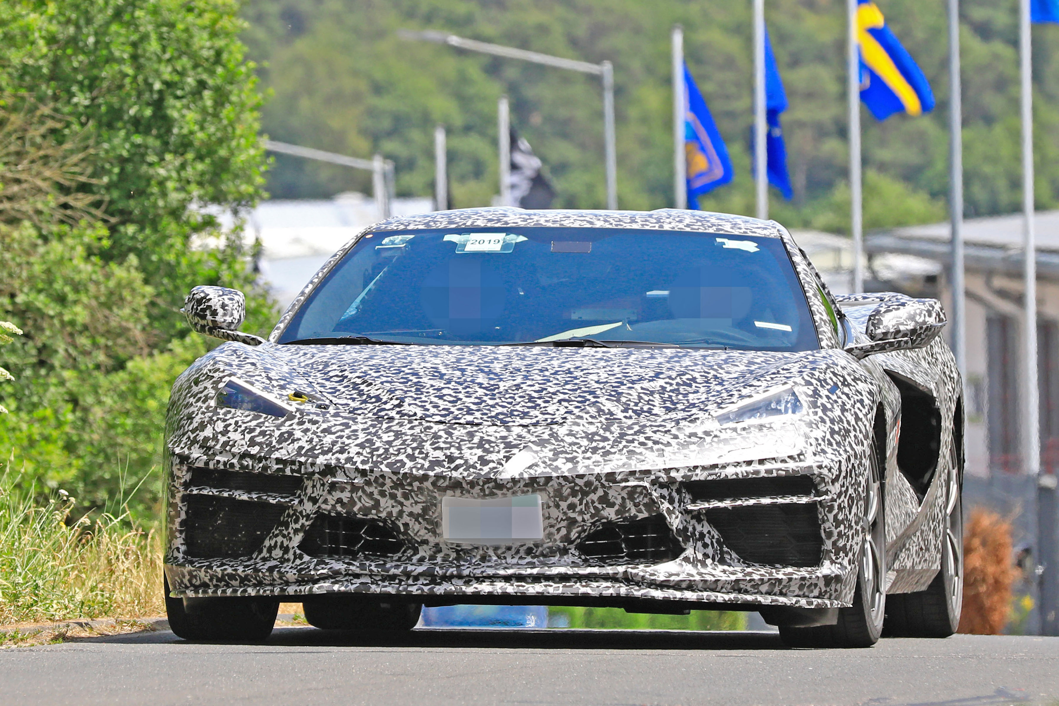 Mid Egine C8 Corvette Zora Spy Shots 2019 2020