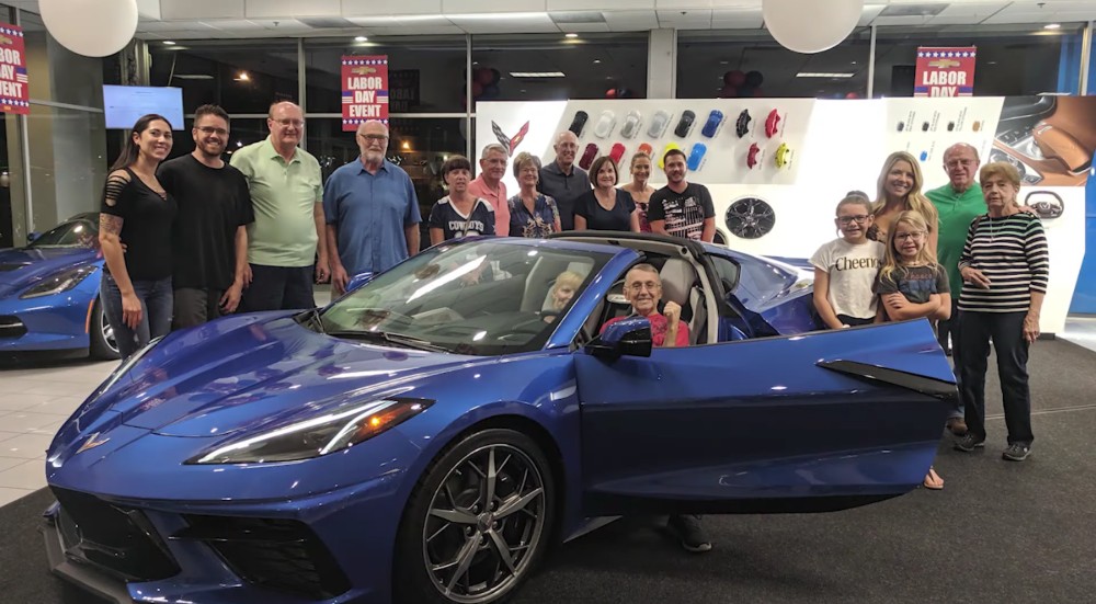 Cancer Fighter Meets C8 Corvette