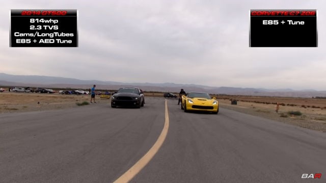 C7 Z06 vs '14 GT500