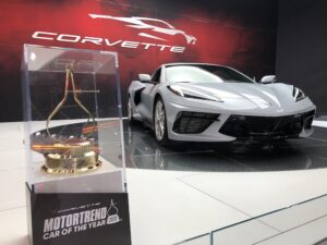 C8 Corvette Engine and Transmission at 2019 L.A. Auto Show