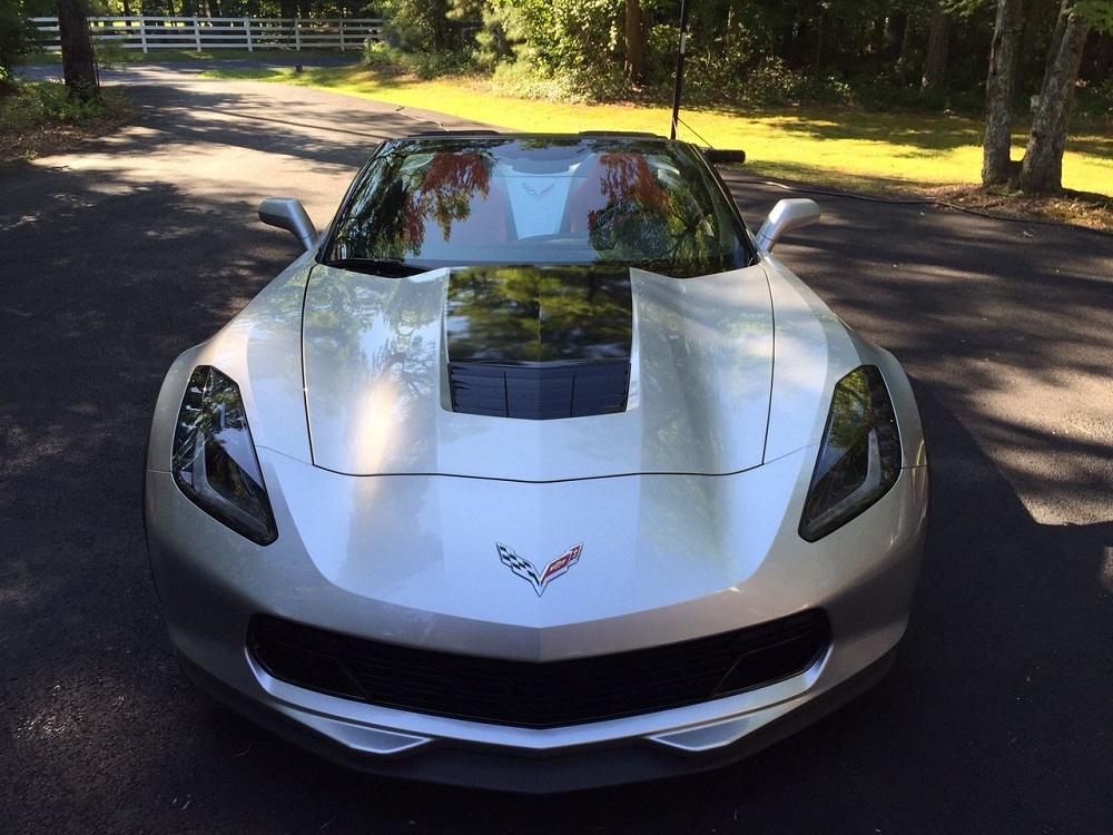 C7 Corvette Carbon Fiber Hood Insert