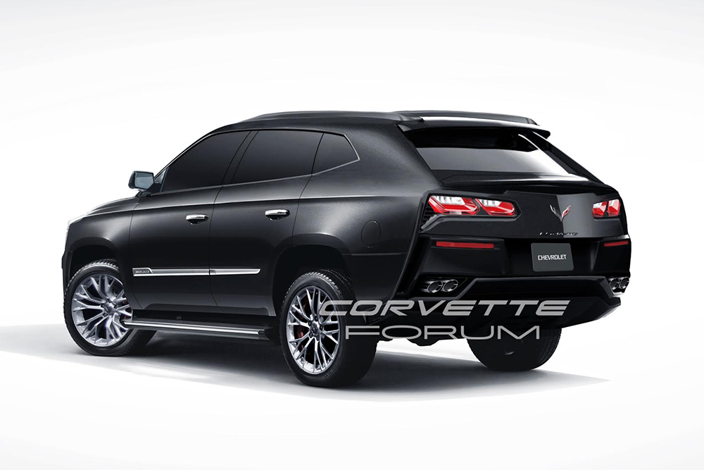 Our New Render Shows Off a Big and Capable Corvette SUV