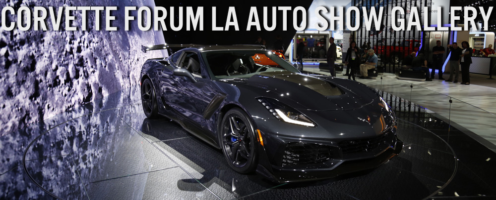 Chevrolet Corvette ZR1 at Los Angeles Auto Show Banner