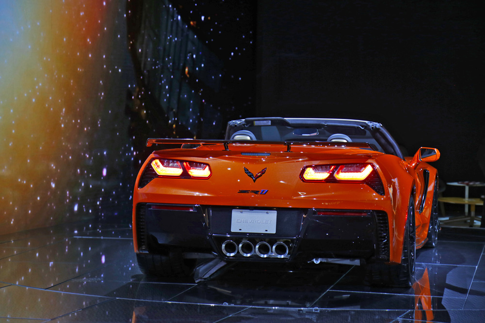 Chevrolet Corvette ZR1 at Los Angeles Auto Show Rear