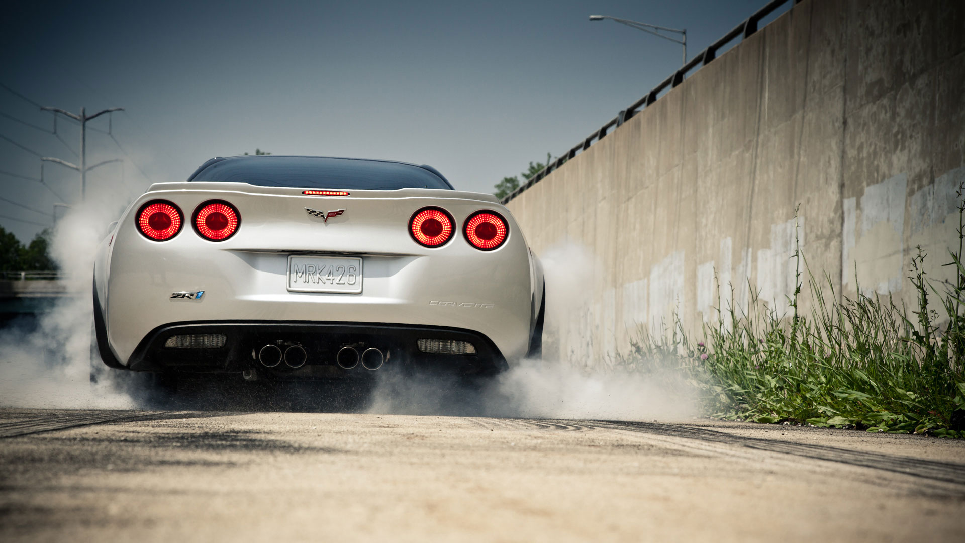 Chevrolet Corvette ZR1 (C6) Burnout