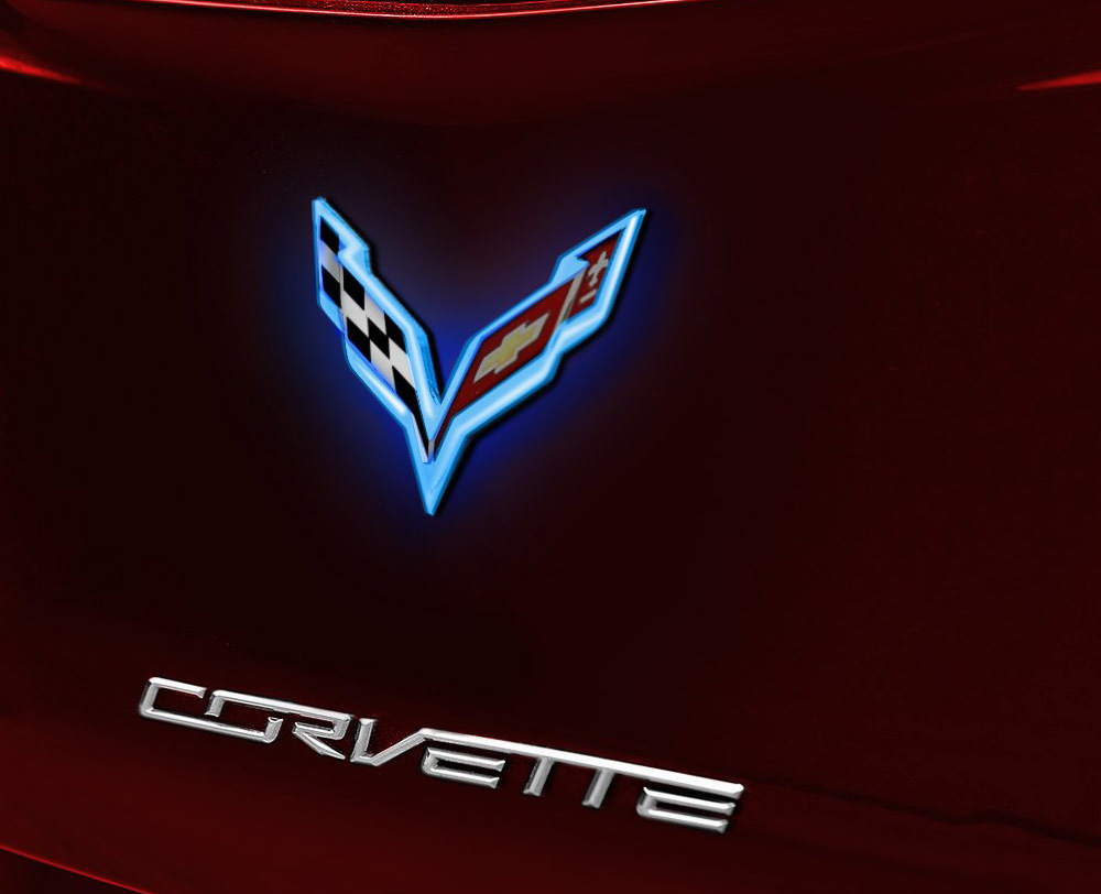 Corvette C7 Illuminated Emblem