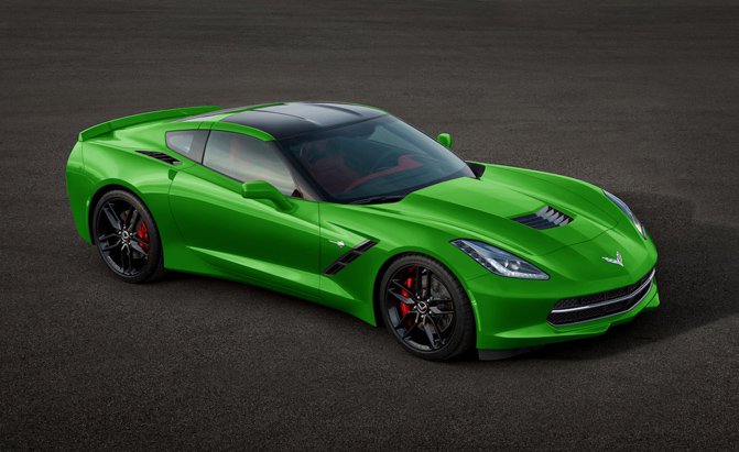 C7 Corvette Stingray in Electric Green