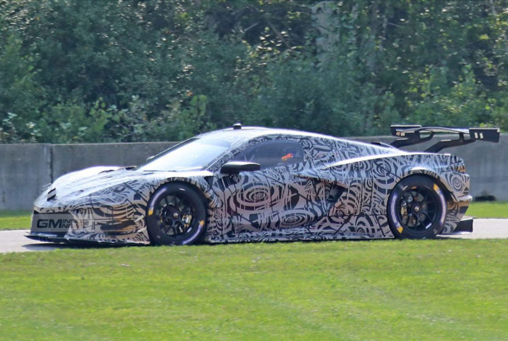 Corvette C8.R Spy Shot