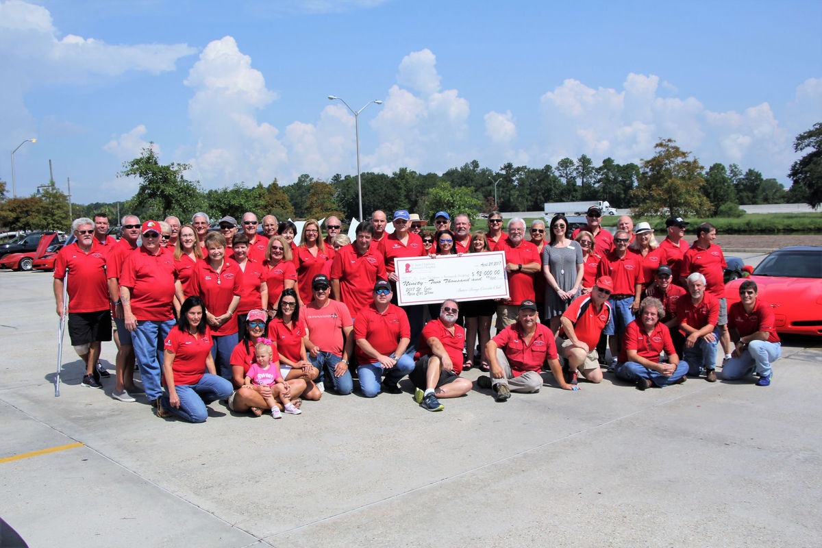 Baton Rouge Corvette Club Makes an Impact with St. Jude