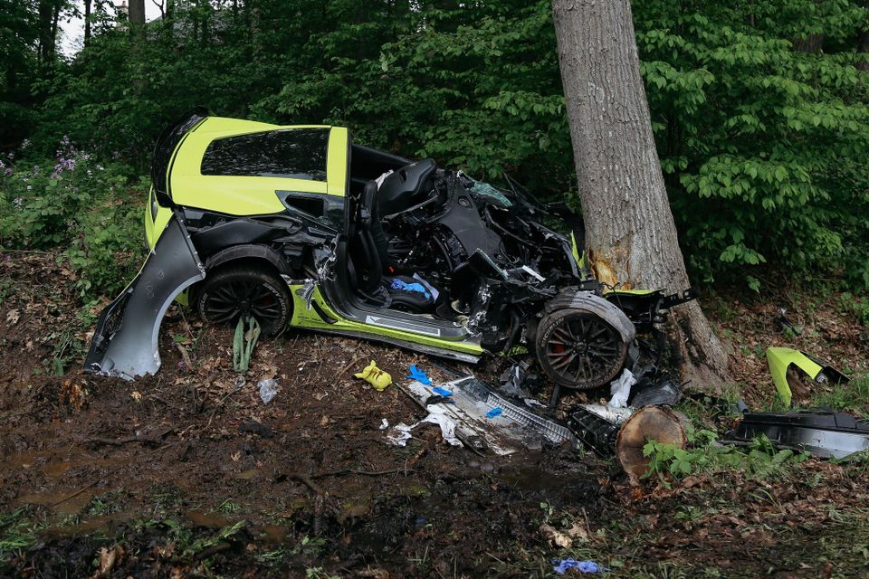 C7 Corvette Z06 Wreckage