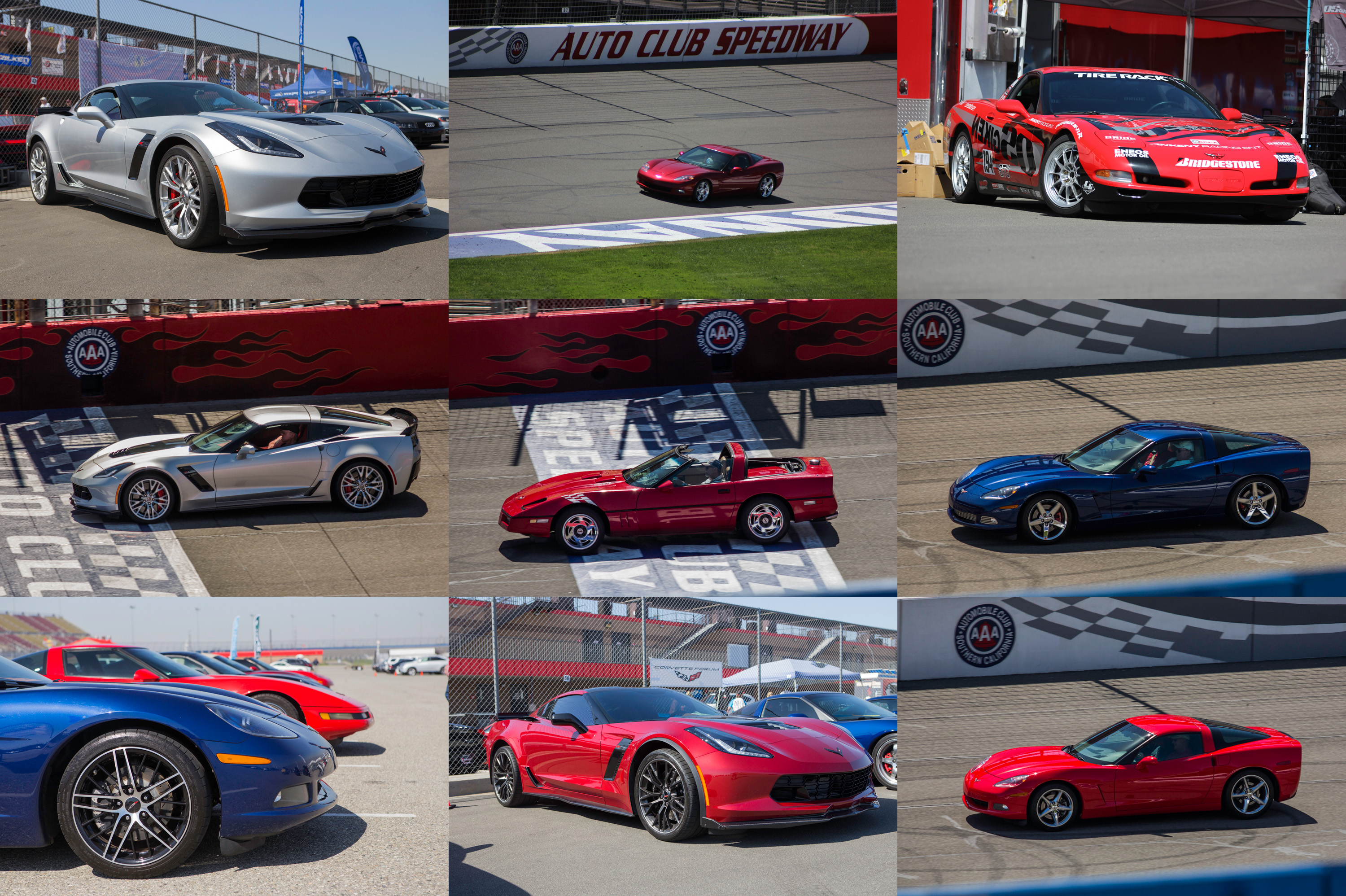 Corvette Forum California Festival of Speed Collage Home