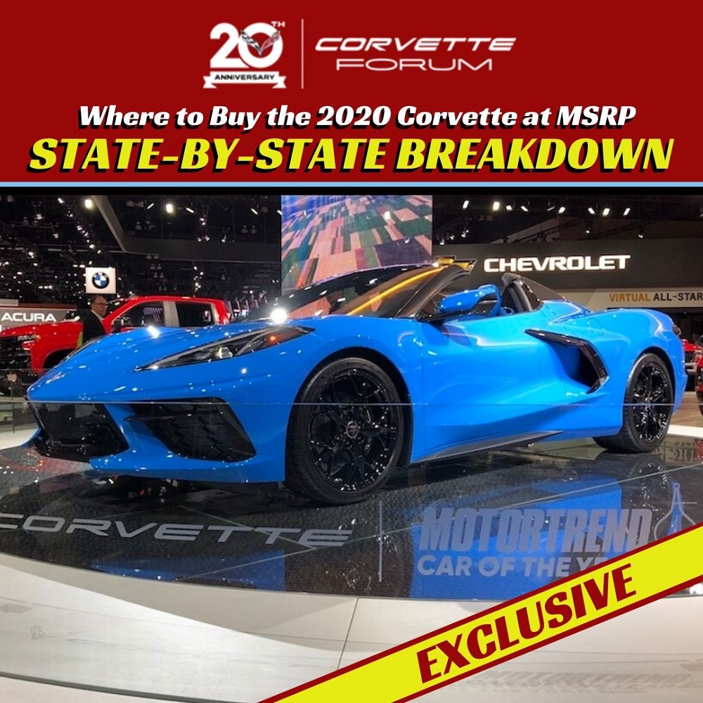 2020 Corvette MSRP List