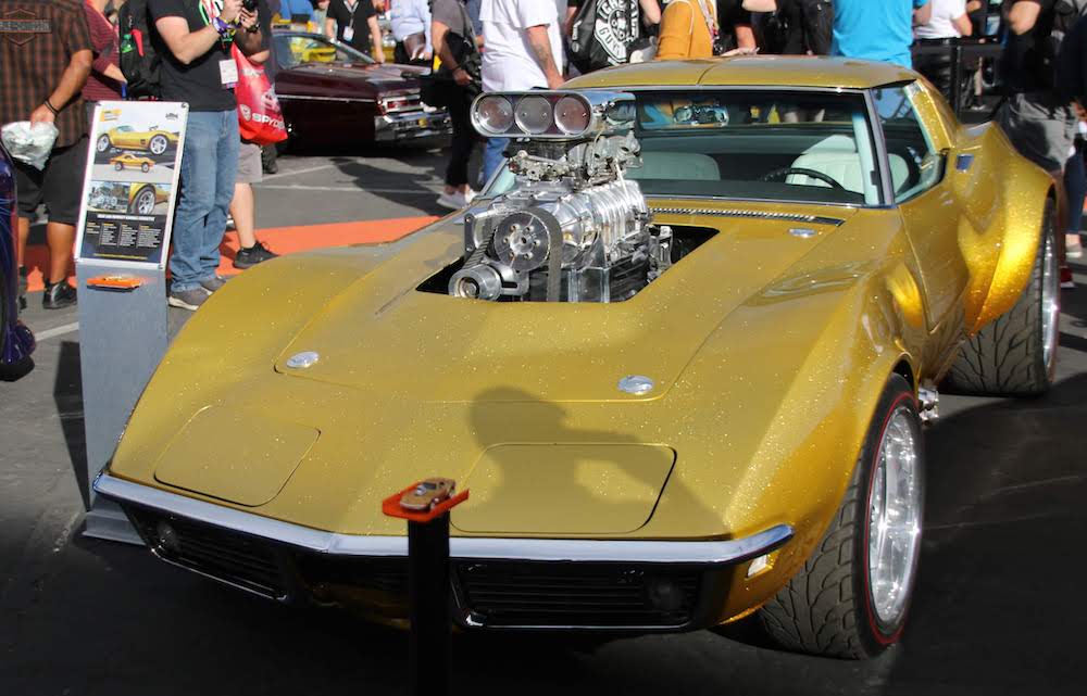 Corvette Forum checks out Gas Monkey Garage's Midas Monkey C3 Corvette at SEMA