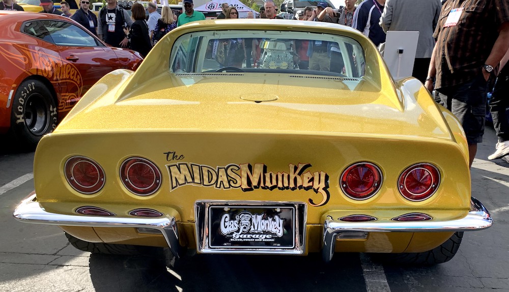 Corvette Forum checks out Gas Monkey Garage's Midas Monkey C3 Corvette at SEMA