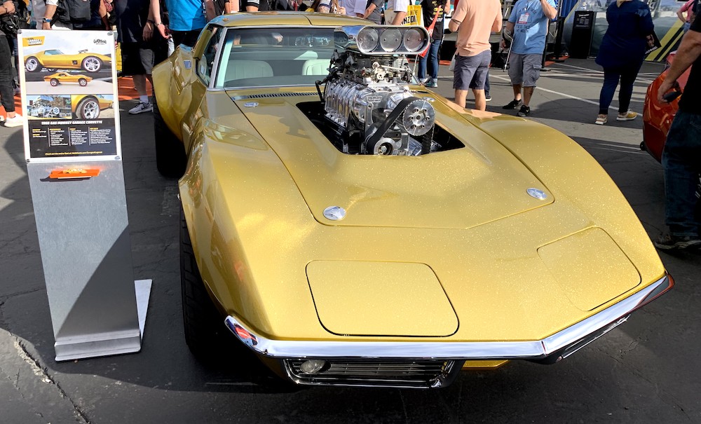 Corvette Forum checks out Gas Monkey Garage's Midas Monkey C3 Corvette at SEMA