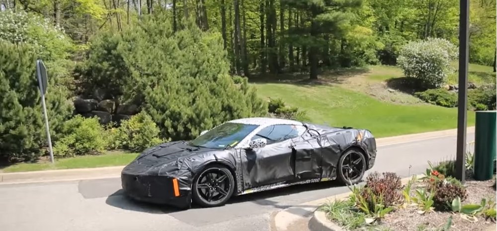 Mid-engine Corvette front side