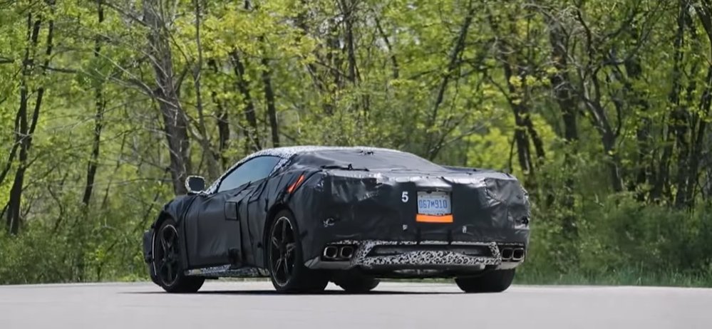 Mid-engine Corvette Rear Driver's Side