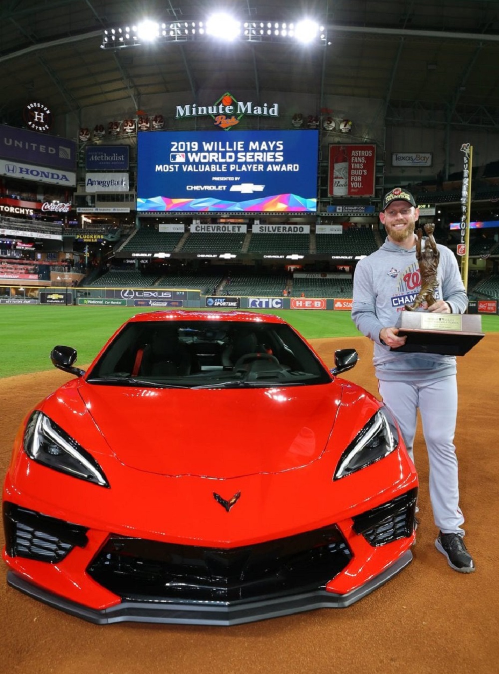 2020 Corvette + Washington Nationals +MVP Stephen Strasburg