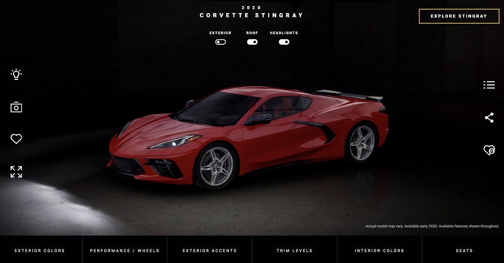 3D Visualizer Lets You Pre-order 2020 Corvette Stingray Today