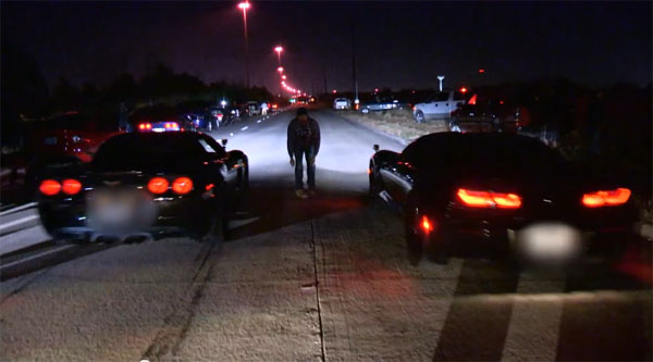 Corvette Z06 vs C7 Corvette Stingray Street Race