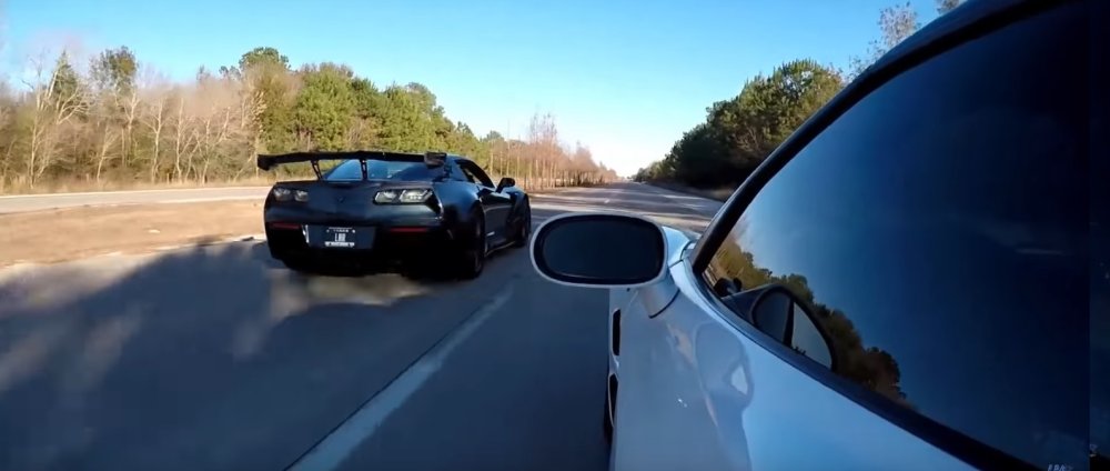 C7 Corvette ZR1 Beats a C6