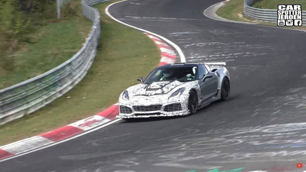 The Low-Aero Corvette ZR1 Mule Hits The ‘Ring