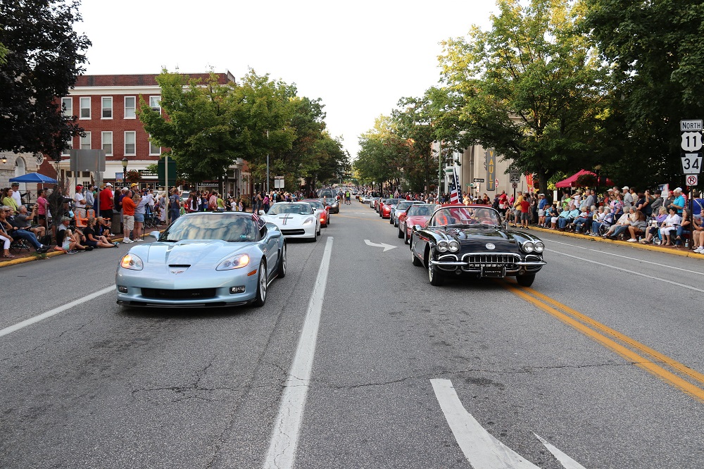 Corvettes at Carlisle