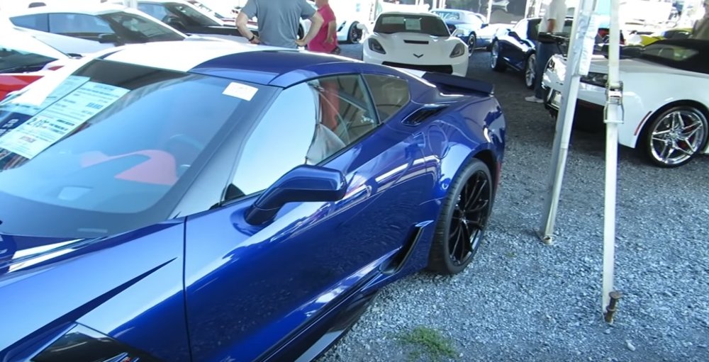 C7 Corvettes at Carlisle