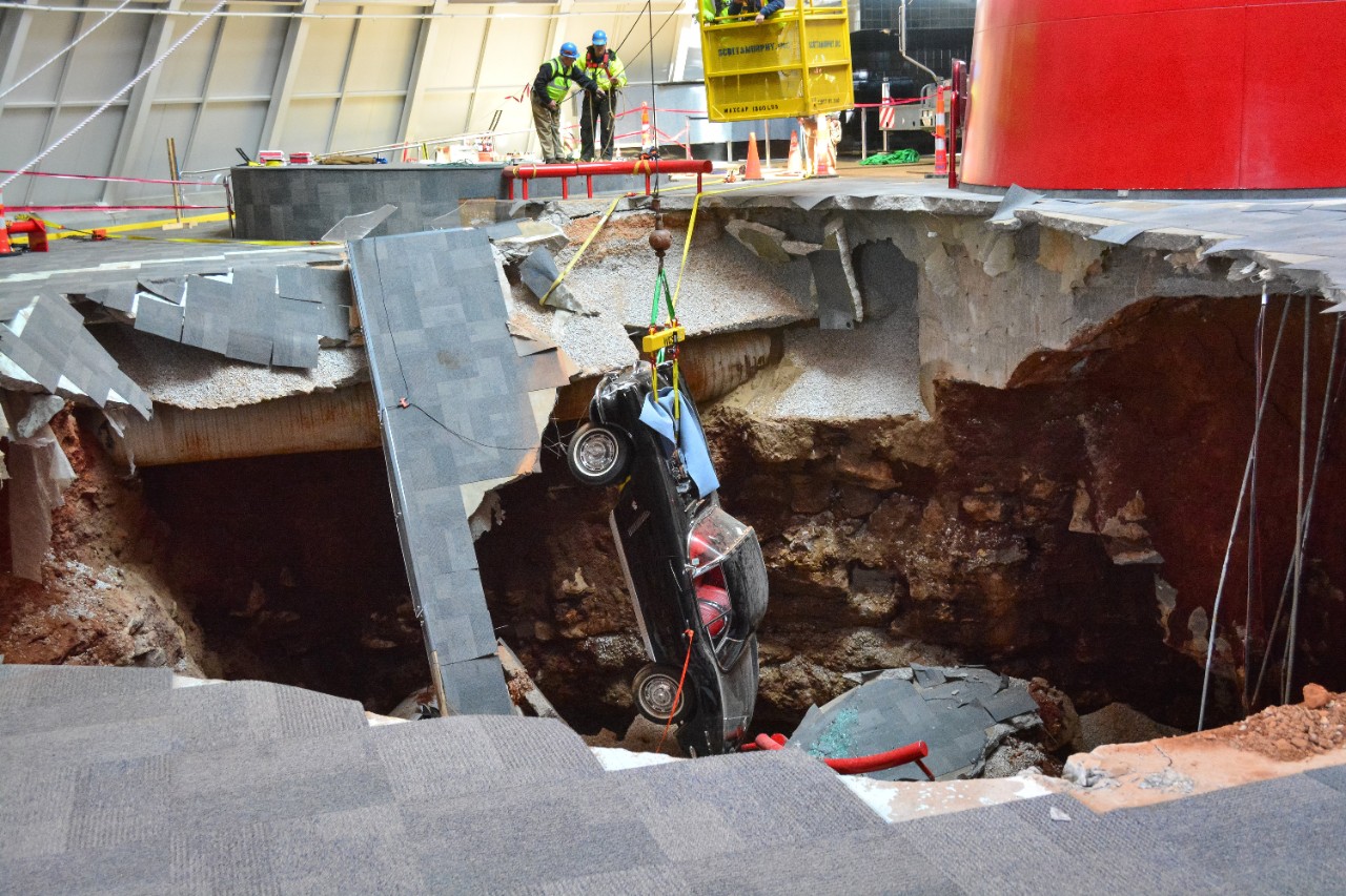 Sinkhole Corvette