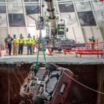 40th Anniversary Corvette Pulled from Sinkhole Paints Grimmer Picture