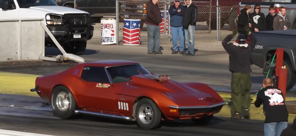 C3 Diesel Corvette Before Burnout