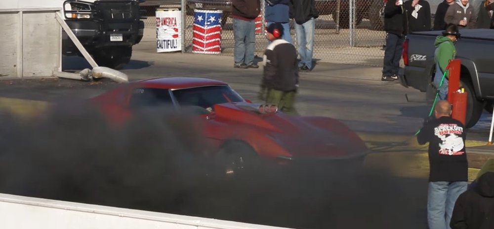 Cummins Corvette Burnout