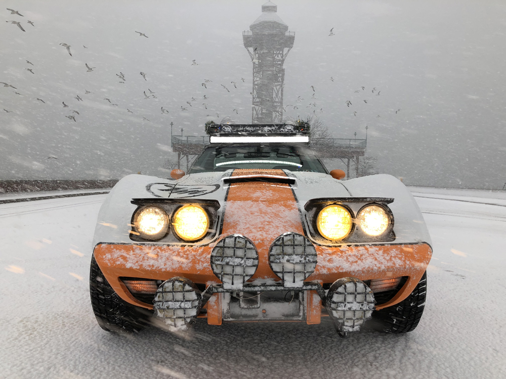 The Snowvette is a Modified C3 Corvette Masterpiece