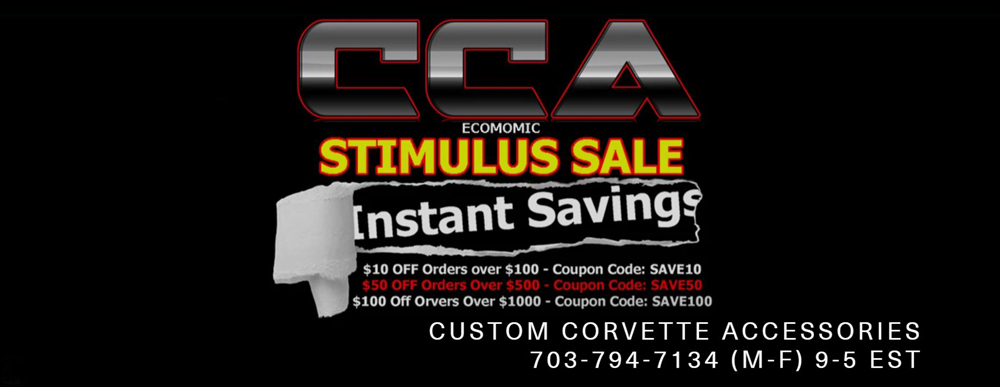 Custom Corvette Accessories Stimulus Sale