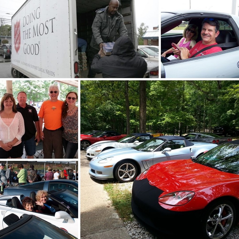 Kentucky Salvation Army Receives Huge Help from Corvette Club