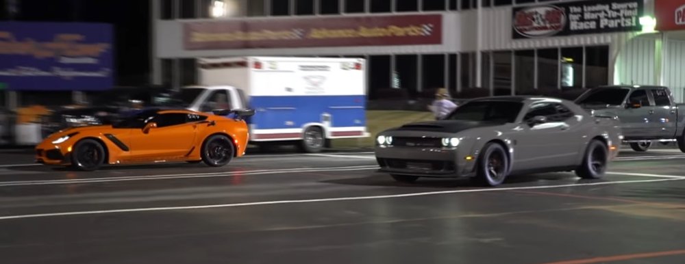 Corvette ZR1 Vs Demon