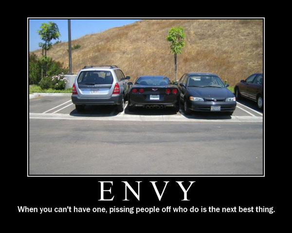 Demotivational Poster Corvette-Envy