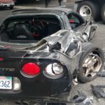 C5 Corvette Gets Destroyed In Crash, Driver Walks Away