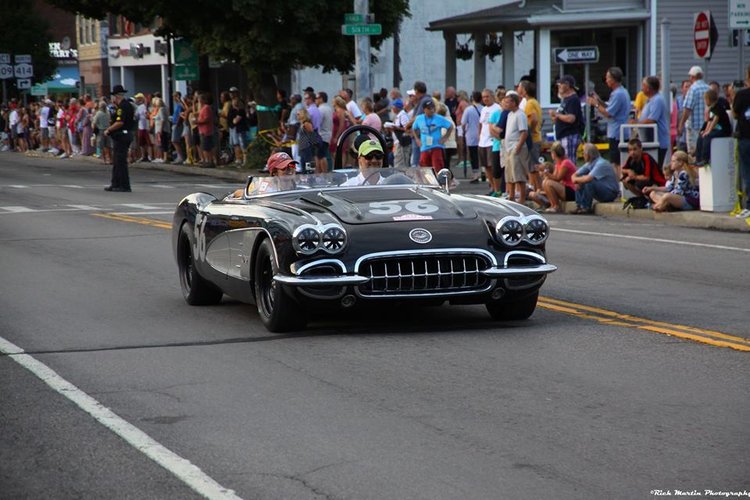 Tony Parella and his 1958 Corvette.